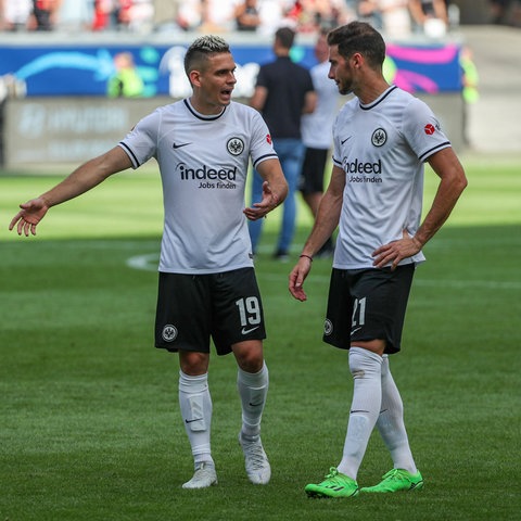 Erhalten die Eintracht-Stürmer Rafael Borré und Lucas Alario beide ihre Chance?