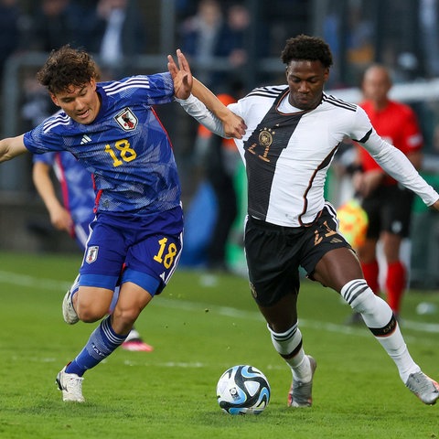 Faride Alidou im Spiel der deutschen U21 gegen Japan