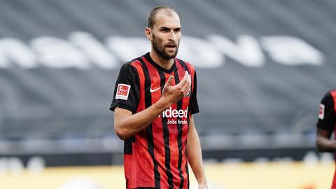 Bas Dost hat insgesamt 43 Pflichtspiele für Eintracht Frankfurt absolviert.
