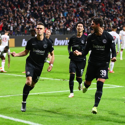 Rafael Borre erzielte das 1:0 gegen Piräus.