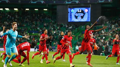 Eintracht Frankfurt nach Sieg in Lissabon