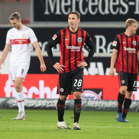 Dominik Kohr im Spiel gegen den VfB Sutttgart.
