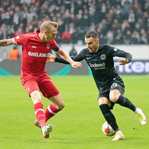 Filip Kostic von Eintracht Frankfurt im Spiel gegen Antwerpen