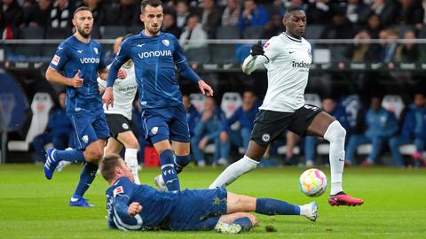 Szene aus der Partie Eintracht gegen Bochum