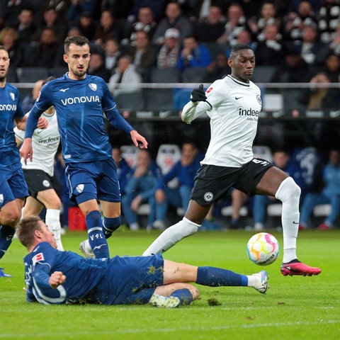 Szene aus der Partie Eintracht gegen Bochum