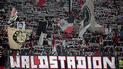 Die Eintracht-Fans im heimischen Stadion