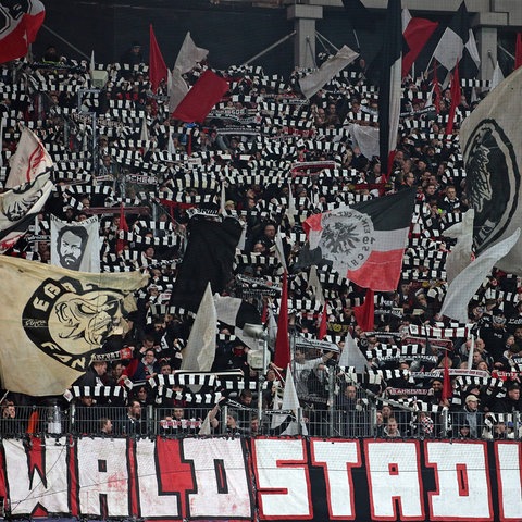 Die Eintracht-Fans im heimischen Stadion