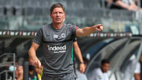Eintracht-Trainer Oliver Glasner warnt vor Waldhof Mannheim.