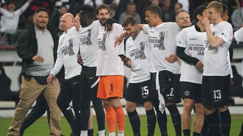 Eintracht Frankfurt Jubel Fans