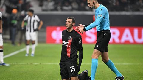 Szene aus der Partie Eintracht gegen PAOK