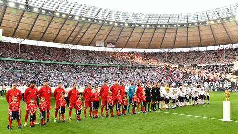 Impressionen vom Pokalsieg der Eintracht