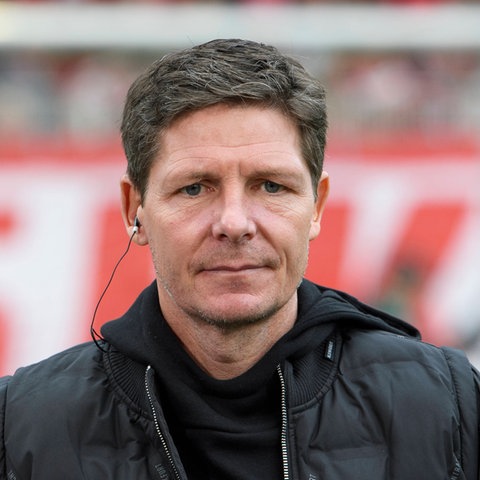 Eintracht-Trainer Oliver Glasner hatte nach dem Spiel in Berin schlechte Laune.