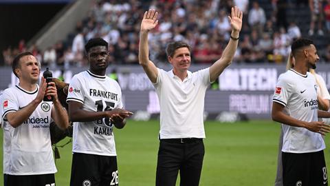 Oliver Glasner nach dem Abpfiff gegen Freiburg