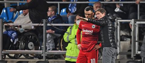 Oliver Glasner und Filip Kostic