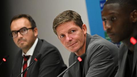 Eintracht-Pressekonferenz in Marseille