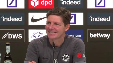Oliver Glasner vor dem Spiel gegen Köln.
