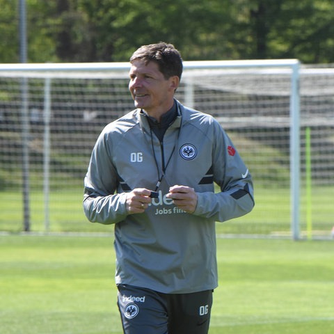 Oliver Glasner auf dem Trainingsplatz