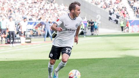Mario Götze wird auch in Zukunft im Trikot von Eintracht Frankfurt zu sehen sein.