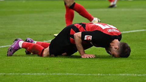 Mario Götze von Eintracht Frankfurt gegen Werder Bremen