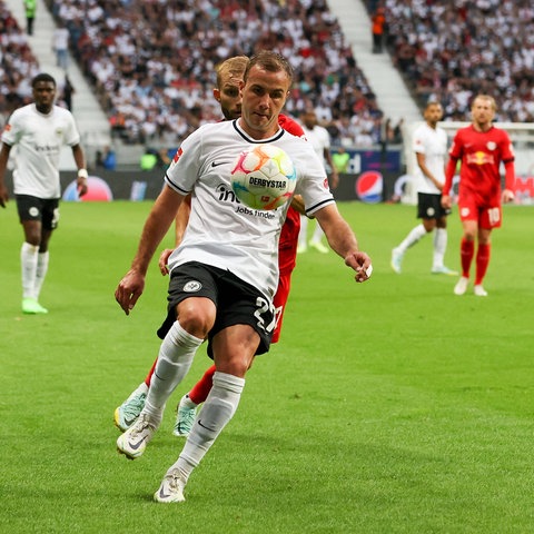 Mario Götze beim Sieg gegen Leipzig.