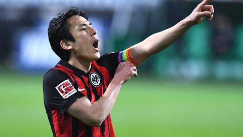 Auch Makoto Hasebe konnte die Eintracht-Niederlage nicht verhindern.