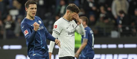 Alario von Eintracht Frankfurt ist frustriert