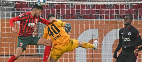 Ramaj bei seinem Debüt für Eintracht Frankfurt