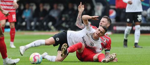 Rafael Borre von Eintracht Frankfurt gegen Augsburg