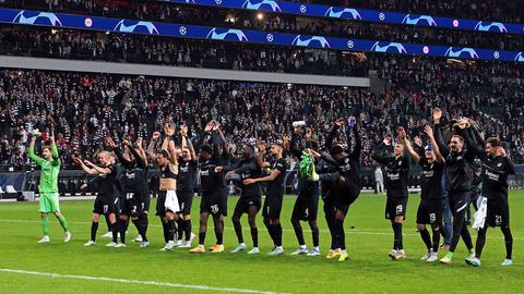 Jubel bei Eintracht Frankfurt