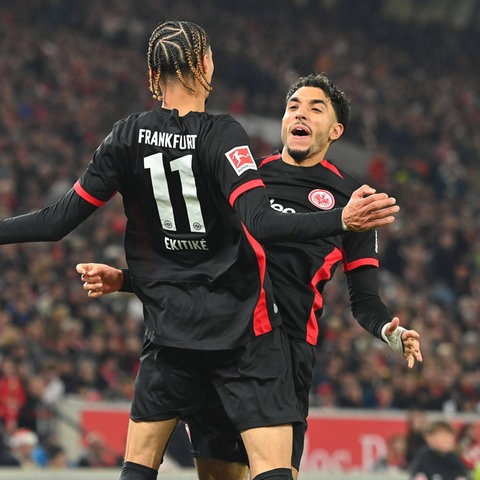 Jubel bei Eintracht Frankfurt