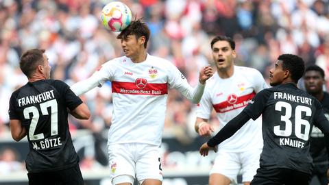 Eintracht Frankfurt gegen den VfB Stuttgart