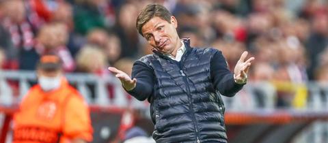 Frust bei Eintracht-Trainer Oliver Glasner