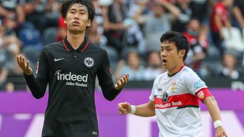 Frust bei Daichi Kamada von Eintracht Frankfurt