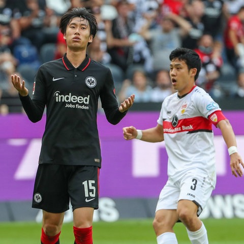 Frust bei Daichi Kamada von Eintracht Frankfurt