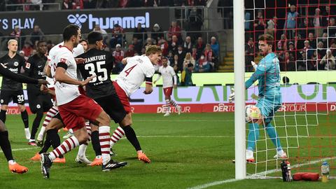 Hübers trifft gegen Eintracht Frankfurt