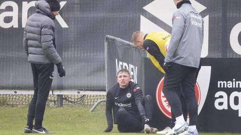 Jesper Lindström verletzt sich im Training von Eintracht Frankfurt