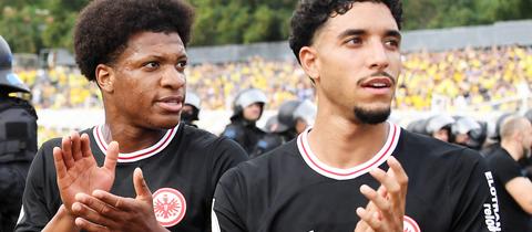 Marmoush und Ngankam von Eintracht Frankfurt 