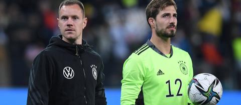 Kevin Trapp im Dress der DFB-Elf mit ter Stegen