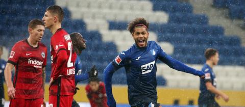 Rutter bejubelt Hoffenheims 2:1.