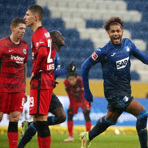 Rutter bejubelt Hoffenheims 2:1.