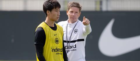 Eintracht-Trainer Oliver Glasner sieht in Daichi Kamada das Potenzial für einen Sechser