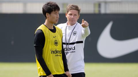 Eintracht-Trainer Oliver Glasner sieht in Daichi Kamada das Potenzial für einen Sechser