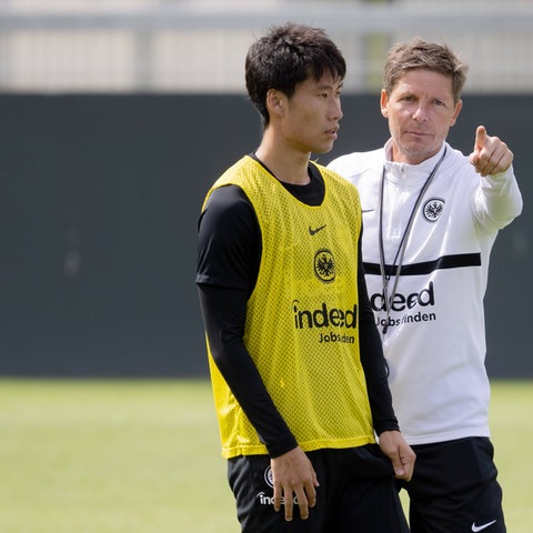 Eintracht-Trainer Oliver Glasner sieht in Daichi Kamada das Potenzial für einen Sechser