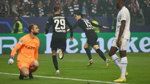 Eintracht Frankfurt gegen Dortmund