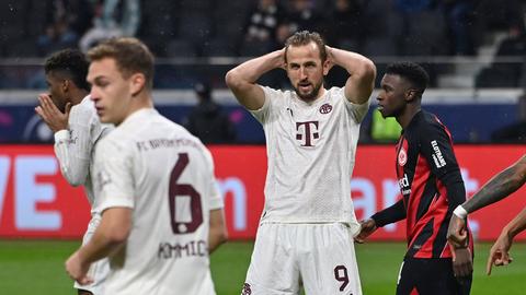 Nichts zu holen im Waldstadion: Kane beim 1:5 in Frankfurt