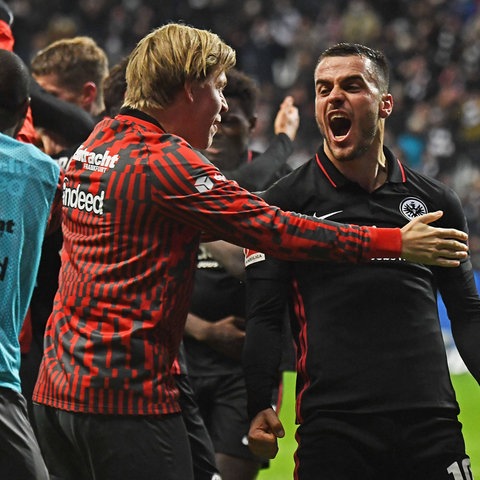 Filip Kostic Eintracht Frankfurt Jubel