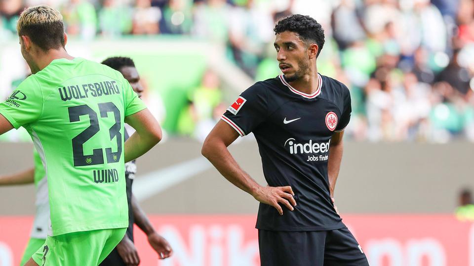 Omar Marmoush im Spiel gegen Wolfsburg