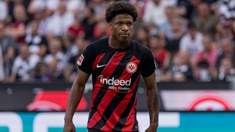 Jessic Ngankam könnte in Bochum erstmal in der Eintracht-Startelf stehen.