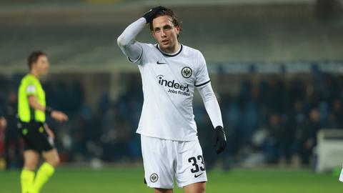 Luca Pellegrini im Trikot der Eintracht