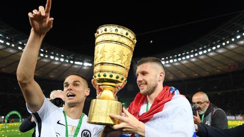 Impressionen vom Pokalsieg der Eintracht